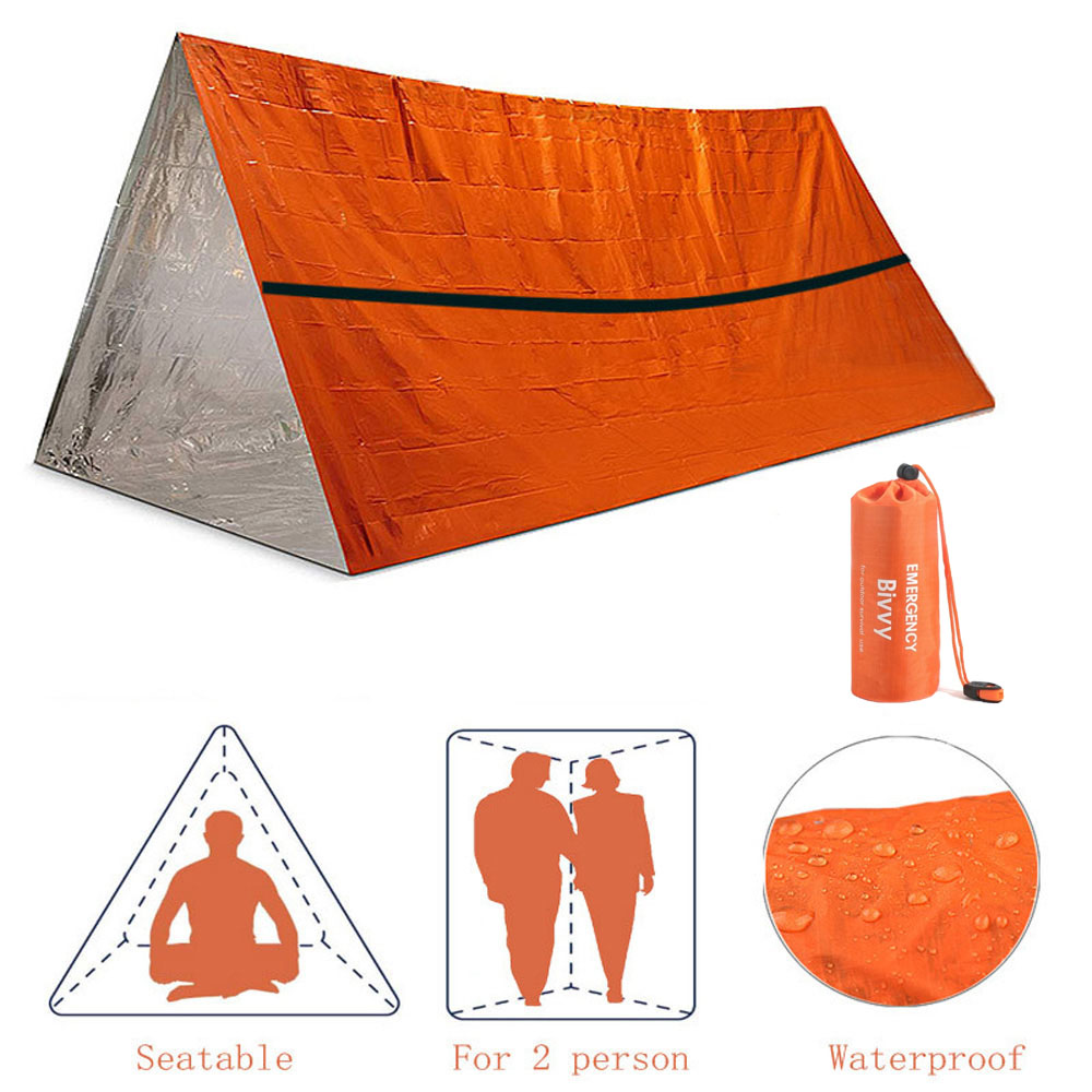 Bivy Bag Emergency - 2 شخص مأوى للطوارئ Bivy مجموعة