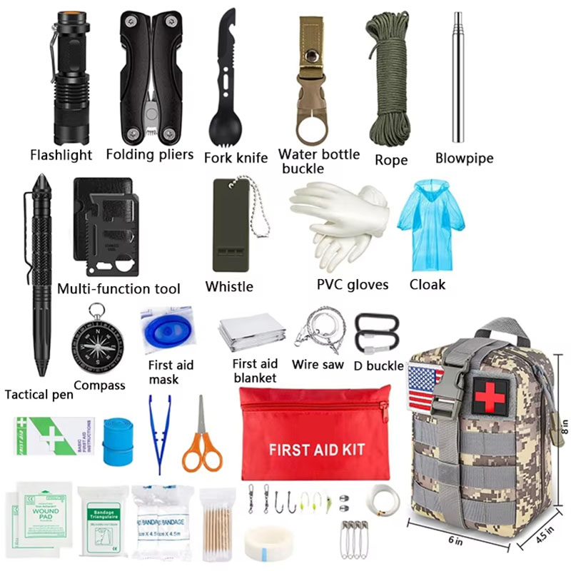طقم الإسعافات الأولية للتخييم  - مراجعة Bivy Bag Emergency وسعره