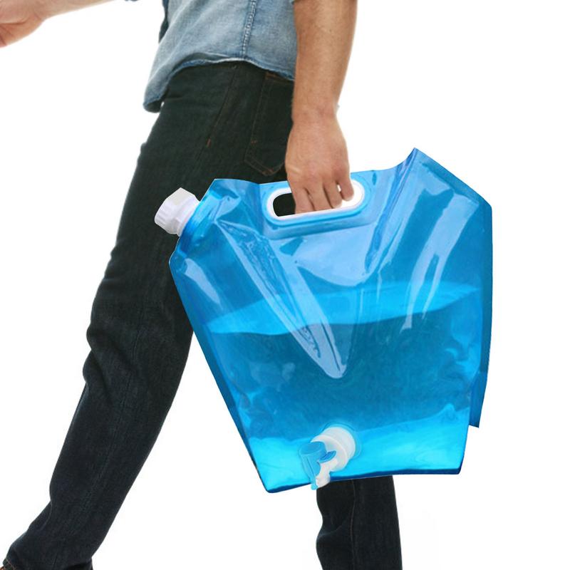 حقيبة مياه للتخييم مع صنبور حا - مراجعة Water Bag Collapsible وسعره