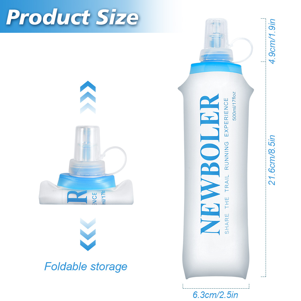 150/250/300/500/750 مللي في ال - مراجعة Water Bag Collapsible وسعره